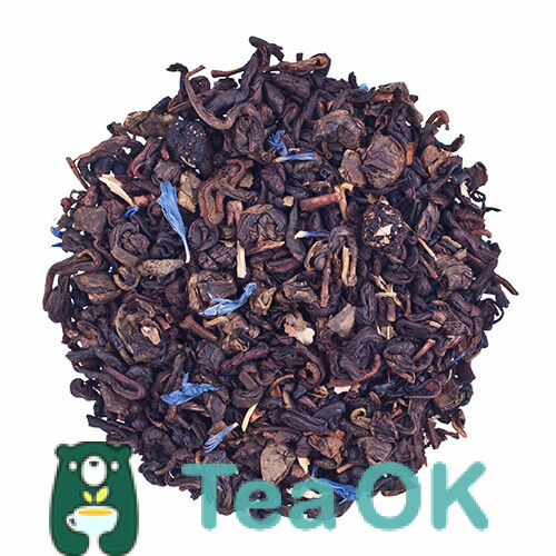 Чай зелений з добавками Чорничний з ароматом йогурту Premium 