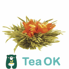 Чай зелений зв’язанний Квітуча лілія 100г