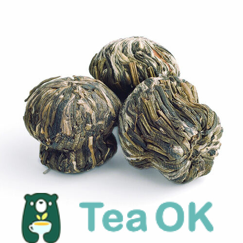 Чай зелений зв’язанний Квітуча лілія 100г 