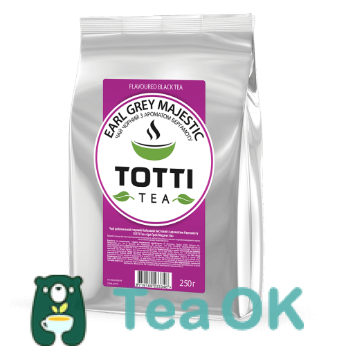 Чай чорний листовий TOTTI TEA Earl Grey Majestic 250 г 