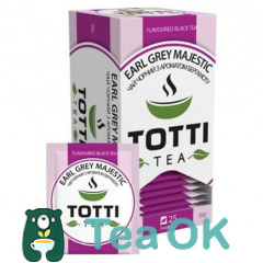 Чай чорний у пакетиках TOTTI TEA Earl Grey Majestic 50 г (2x25)