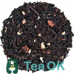 Чай чорний з добавками Суничний з ароматом вершків Premium